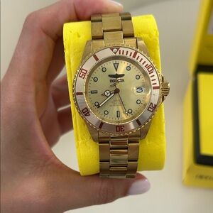 Invicta Gold and Silver Men's Watch